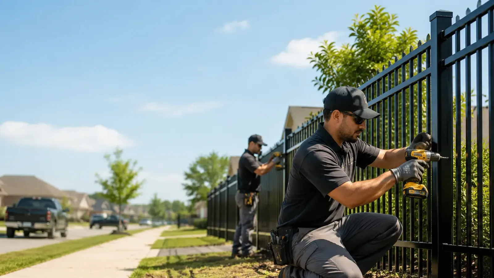 Metal Fence Installation in Sugar Run, PA